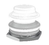 X200.801.08 M12 CLEAR COVER+PLATED NUT