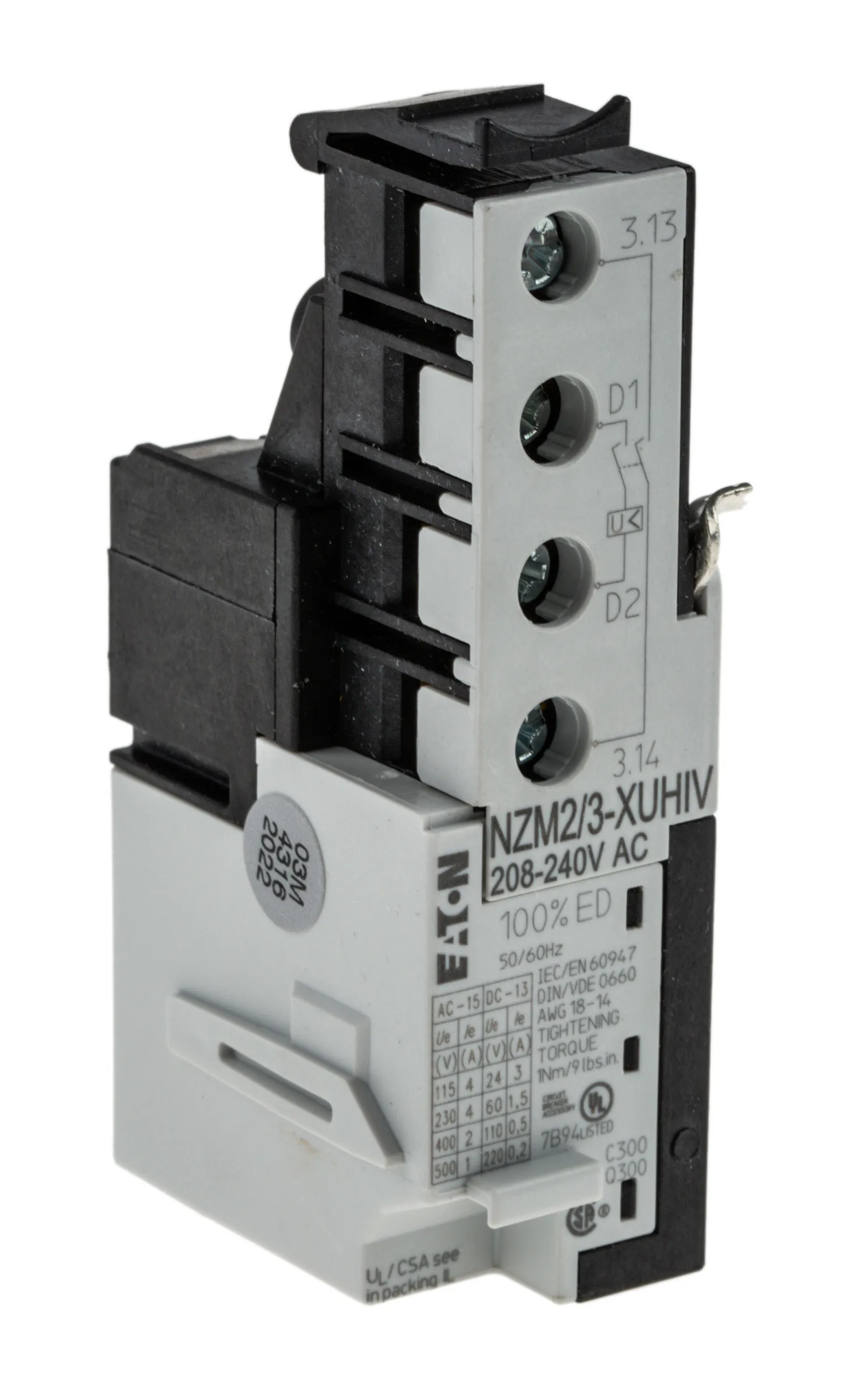 259591 NZM2/3-XUHIV208-240AC