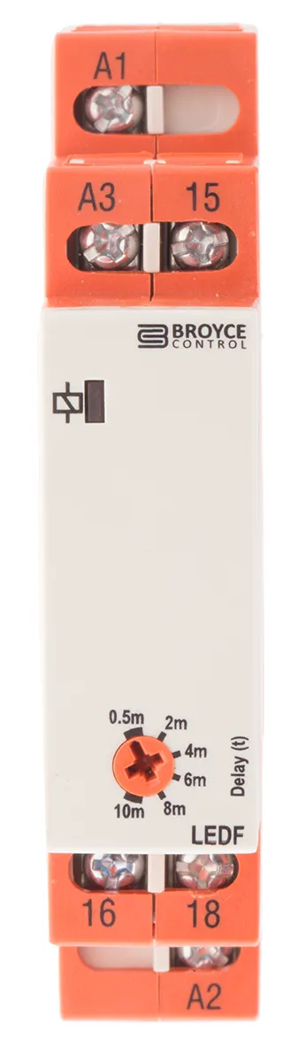 LEDF 24VAC/DC/110VAC. 0.5-10 Mins